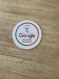Pegatina NFC redonda para reseñas de Google