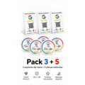 Kit de inicio revendedor: 3 expositores + 5 pegatinas NFC